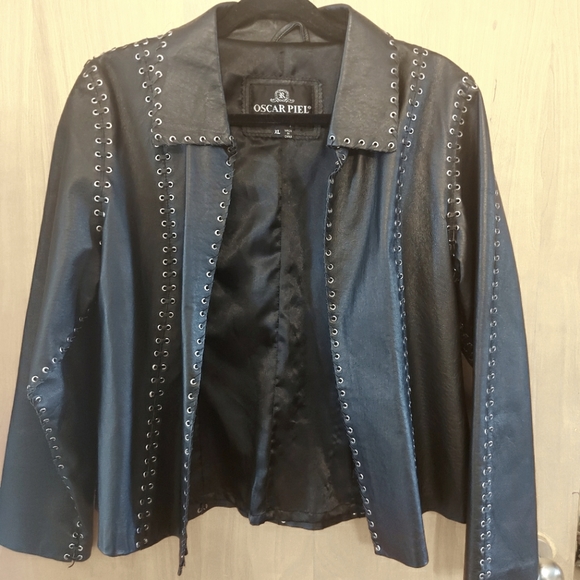 Oscar piel vintage jacket - Picture 1 of 3